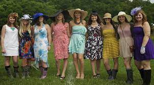 Is largely focused on the elaborate hats. What To Wear To The Derby Or Steeplechase Williamson Source