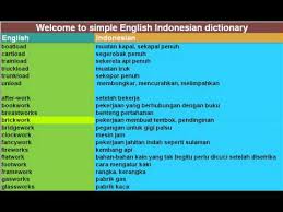 Agad na isinasalin ng libreng serbisyo ng google ang mga salita, parirala, at web page sa mahigit 100 pang wika mula sa english. English Indonesian Dictionary Youtube