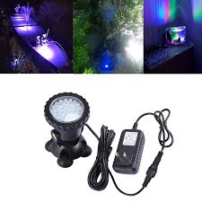 Amazon Com Underwater Light Ip68 Waterproof Submersible Spotlight 36 Led Blubs Color Changing Spot Light Pond Pool Tank Waterfall Garden Aquarium Pond Lights Led Underwater Fountain Lights Outdoor Submersible Garden Outdoor
