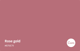 The reason behind this is that rose gold is considered a type of metallic color. Rose Gold Meaning Combinations And Hex Code Canva Colors