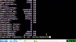How To Check Ram Usage In Unix - Youtube