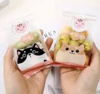 Customized New Cartoon Design Bakery Packaging Bread Bags