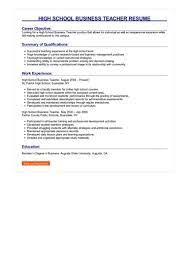 Teachers must also maintain current professional development standards by taking regular refresher courses and tests. 2 High School Business Teacher Resume Examples