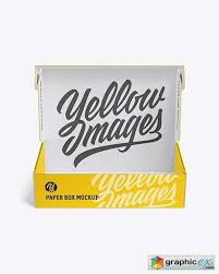 Download Opened Paper Box Mockup Front View Free Download Vector Stock Image Photoshop Icon Box Mockup Paper Box Mockup PSD Mockup Templates