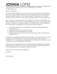 I recently graduated from marybore university with a degree in microbiology, and i meet all of your requirements for an entry level sales position. Satellite Tv Tech Installer Cover Letter Examples Livecareer