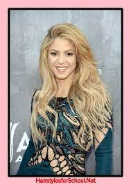 Haircuts Of The Stars 2014 Hairstyles For School Shakira Hair Long Hair Styles Thick Hair Styles