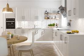 Our kitchen designers can help! Shaker Kitchen In White Gloss Wren Kitchens