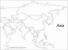 ~ 44,579,000 sq km (17,212,000 sq mi) population: Asia Countries Coloring Page Inspirational 52 Understandable Asia Map Empty Asia Map World Map Printable Map Outline