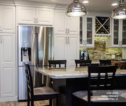 off white cabinets with kitchen island