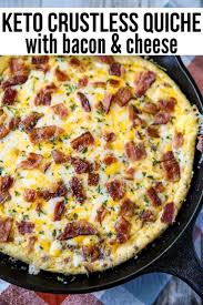 Keto Crustless Quiche Recipe With Bacon Cheese Recipe Quiche Recipes Keto Recipes Easy Keto Recipes Dinner