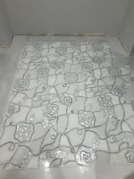 Black And White Mosaic Floor Tile Bathroom Remodeling Mother Of Pearl White Thassos Carrara Carrera Marble Waterjet Tile Master Bathroom Ideas Video Mosaic Floral Mosaic Tile Mosaic Tiles