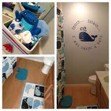 They can be used to add a bit of mermaid magic to any room of your home or vacation home. Whale Bathroom Bathroom Kids Whale Bathroom Boys Bathroom