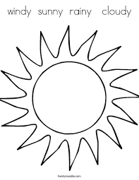 Check spelling or type a new query. Windy Sunny Rainy Cloudy Coloring Page Twisty Noodle