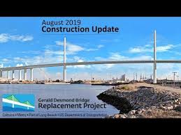 May 24, 2021 · the replacement bridge — totaling $1.46 billion — is the largest structure in long beach, with two towers standing 515 feet tall, casting a shadow over the original gerald desmond bridge. Gerald Desmond Bridge Port Of Long Beach August 2019 Construction Update Youtube