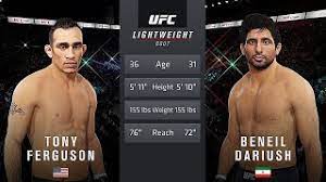Beneil dariush ufc news, analysis, videos and pictures. Tony Ferguson Vs Beneil Dariush Ufc 4 Gameplay Legendary Difficulty Ai Vs Ai Ps4 Youtube
