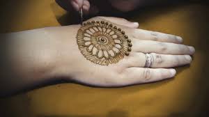 Mandala Circle Style Flower Henna Design Or Mehndi Design Latest 2017 Step By Step Tuto In 2020 Henna Flower Designs Mehndi Designs Stylish Mehndi Designs