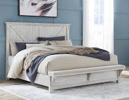These king bed frames are durable yet affordable, offering you an excellent balance of neutrals, such as white, black, or gray work well with most color schemes. Brashland White King California King Panel Headboard Speedyfurniture Com