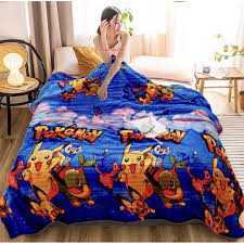 Selimut karakter junior dengan bulu halus dan lembut. Jual Selimut Bulu Halus 140x190 Motif Karakter Pokemen Keren Impor Murah Berkualitas Terbaru Juni 2021 Blibli