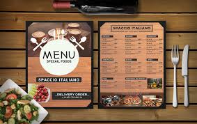 Free Beautiful Psd Menu Template Free Psd Mockup Menu Template Menu Mockup Free Mockup Free Psd
