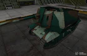 Design of the fcm 36. French Bluish Skin For Fcm 36 Pak 40 For World Of Tanks