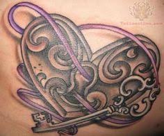I Want This One To Be A Cover Up For The One I Have On My Chest Lock Tattoo Locket Tattoos Key Tattoo Designs