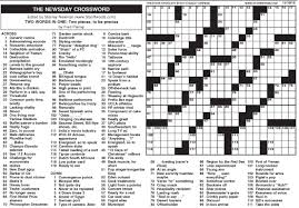 Working with a pencil and paper is one of the most satisfying ways to solve puzzles. The Newsday Crossword