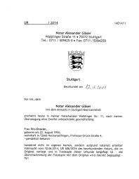 Eine vollmacht ist nur als original gültig. Ex 10 3 2 Ex10 3 Htm Contribution Agreement Das Pflegeland Effective July 1 2014 Exhibit