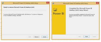 From high value to global scale, read the top reasons why customers chose power bi as their analytic platform solution. When You Try To Uninstall Microsoft Power Bi Desktop App Via Control Panel Clicking Remove Button Leads To Completion Of Setup Page Without Uninstalling The App Power Bi Won T Uninstall No Matter