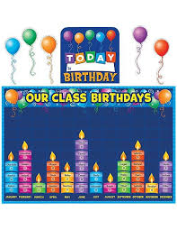 birthday graph bulletin board display set birthday