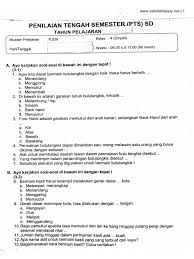 Tentunya tidak semua sekolah yang melaksanakan. Soal Pts Pjok Kelas 4 Pdf
