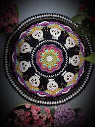 This pdf pattern include files with: Dia De Los Muertos Cal Part 4
