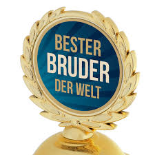 Egal ob du maschinenbauer, technischer zeichner, elektrotechniker, modellbauer oder auch heimwerker bist: Pokal Bester Bruder Der Welt 31 Cm Hoch Pvc Metall Steinsockel