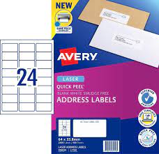 Guide to printing shipping labels with zebra and dymo printers. Avery L7159 Laser Address Labels White 24 Per Page 100 Pack 959029