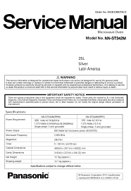 To set clock, to use child safety lock. Panasonic Nn St342m Service Manual Pdf Download Manualslib