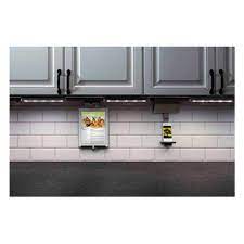 Relocate outlets to suit your workflow needs. 11 3 8 Inch Led Under Cabinet Light Plug In 120v Grey By Legrand Adorne Allnledtm4 Destination Lighting