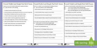 No, i had not seen shimla before. The Past And Present Perfect Form Of Verbs Worksheets