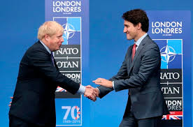 After the queen stood up to conclude the photo, other leaders gathered around her, including canadian prime minister justin trudeau, french president emmanuel macron and german chancellor angela merkel. Boris Johnson To Press Trudeau G7 Leaders On Wider Covid 19 Vaccine Distribution 680 News