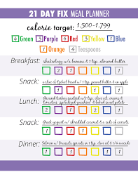 21 Day Fix Chart Blank Www Bedowntowndaytona Com