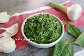Pesto D Epinards A L Ail Frais Pesto D Epinard Pesto Ail Frais