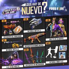 Free fire is an multiplayer battle royale mobile game, developed and published by garena for android and ios. Free Fire Agenda Semanal Del 22 Al 27 De Abril Tyc Sports