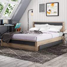 The metal platform bed frame easily supports up to 2,500 pounds and assembles in minutes. Trule Ashton Queen Storage Platform Bed Reviews Wayfair