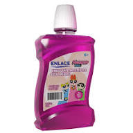 Enlace Enxaguante Bucal Tutti Frutti Power Girls Sem Álcool 250ml