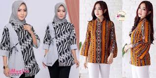 Model baju batik kombinasi untuk pria, wanita, dan couple. 55 Model Baju Batik Modern Stylish Terbaru Imuslim