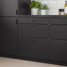 Saljan Arbeitsplatte Schwarz Marmoriert Laminat 186x3 8 Cm Ikea Deutschland In 2021 Kungsbacka Modern Kitchen Kitchen Cabinet Trends