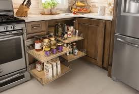 Shown In Durham Maple Eagle Rock Sable Glaze And Highlight Kitchen Cabinets And Countertops Corner Cabinet Solutions Blind Corner Cabinet
