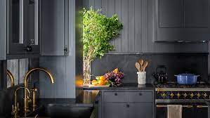 I painted some cabinets with chalk paint… How Black Became The Kitchen S It Color Architectural Digest