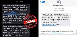 Cimb clicks is part of the cimb group, one of the largest islamic banks that is headquartered in kuala lumpur, malaysia. Scam Alert Cimb Customers Hit By Fake Sms Messages Tech Arp
