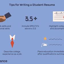 Student Resume Examples Templates And Writing Tips