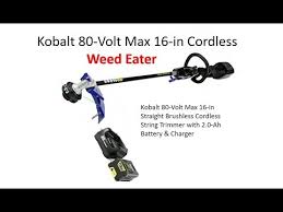 Maybe you looked at cordless weed wackers in the past, and thought they weren't powerful enough. Kobalt 8ov Cordless Weed Eater The Best Youtube