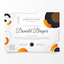 Download Modern Certificate Of Appreciation With Memphis Shapes For Free In 2020 Certificate Of Appreciation Vector Free Award Template